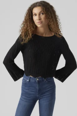 Camiseta feminina de manga comprida de malha