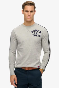 Camiseta riscas manga comprida