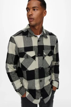 Camiseta xadrez regular fit