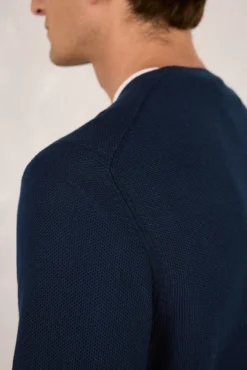 Camisola básico de favo de mel