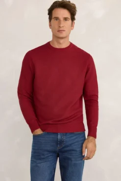 Camisola básico de favo de mel