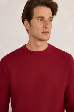 Camisola básico de favo de mel