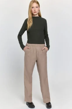 Camisola com efeito veludo cotelê de soft touch