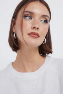 Camisola com lantejoulas