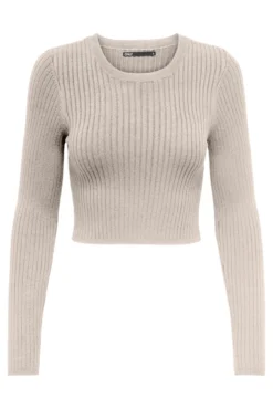 Camisola cropped canelada