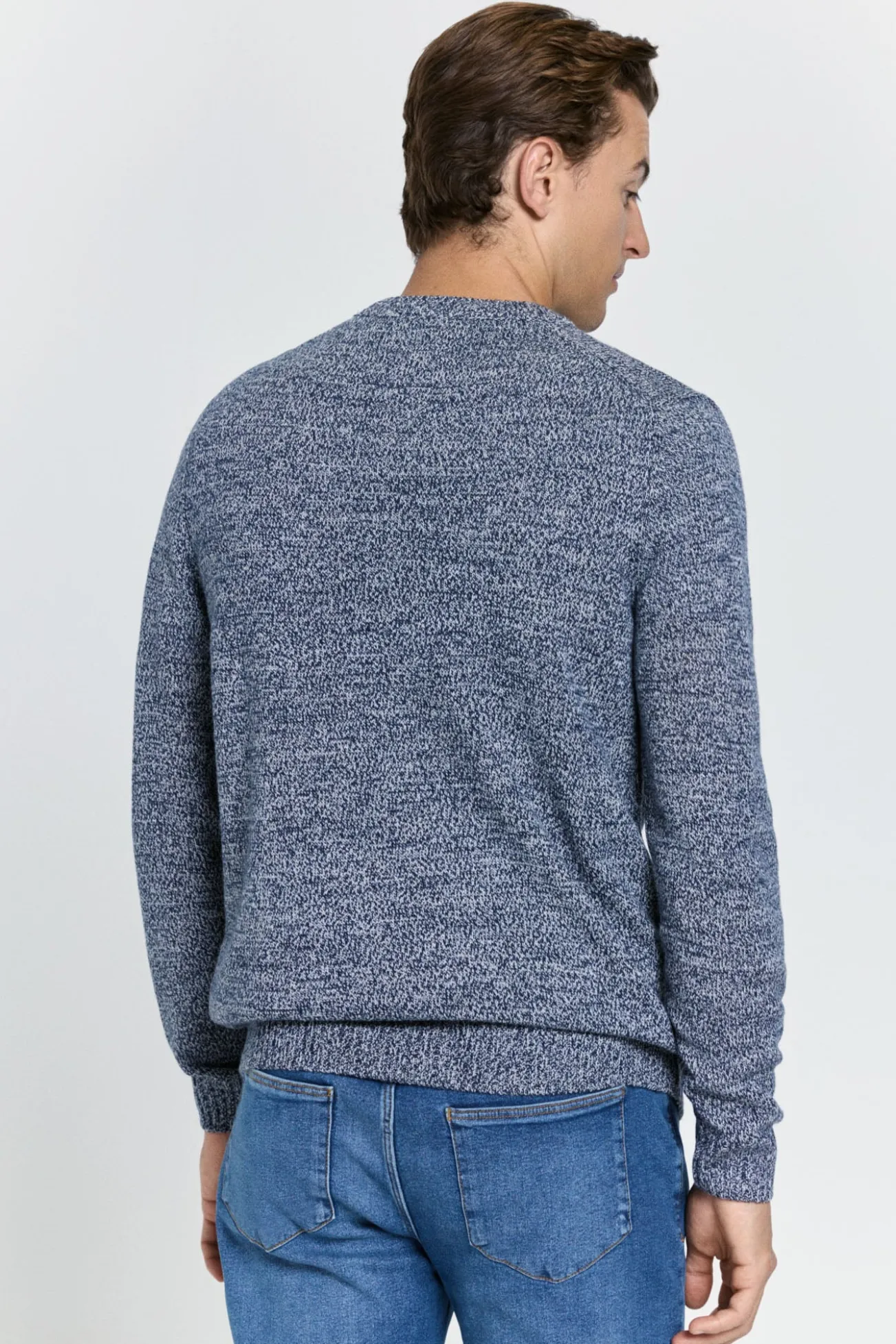 Camisola de gola caixa