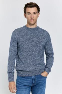 Camisola de gola caixa