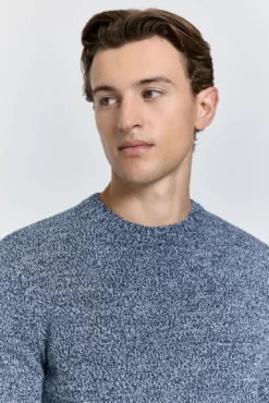 Camisola de gola caixa