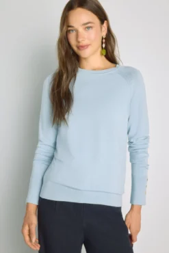 Camisola de gola redonda