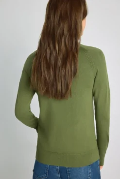 Camisola de gola redonda