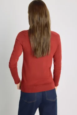 Camisola de gola redonda
