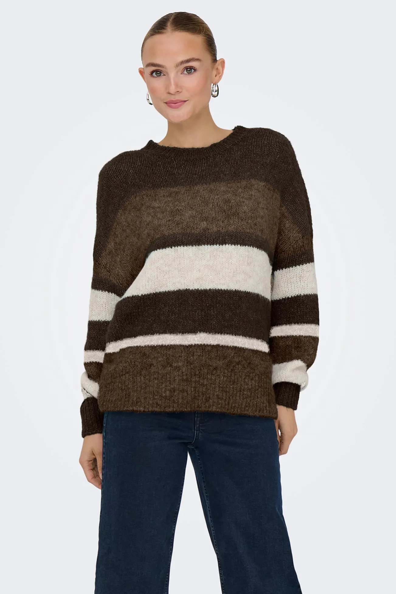 Camisola de gola redonda