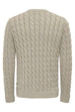 Camisola de gola redonda