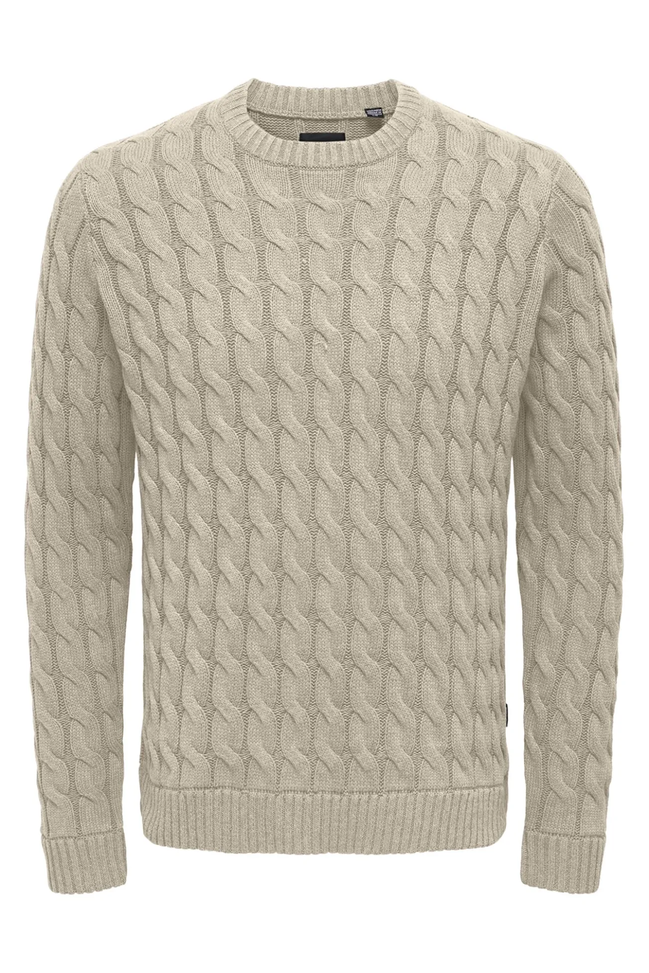 Camisola de gola redonda