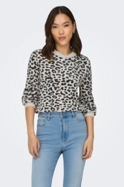 Camisola de gola redonda