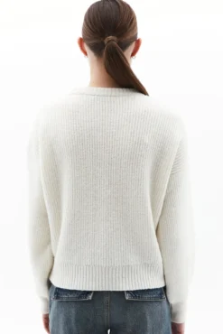 Camisola de gola redonda