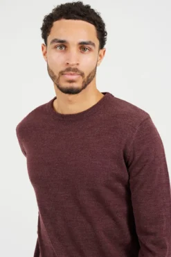 Camisola de gola redonda