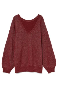 Camisola de gola redonda Curve