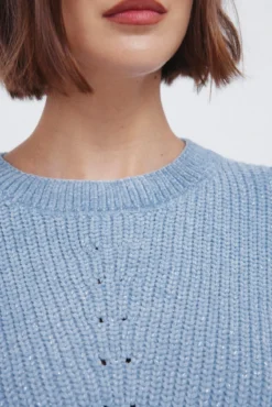 Camisola de lurex chenille