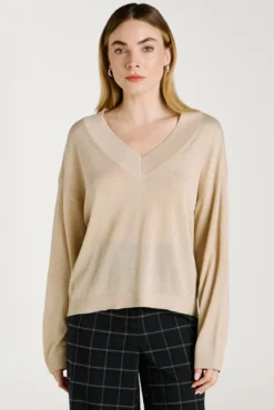 Camisola de malha com glitter