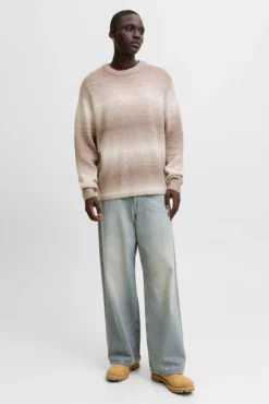 Camisola de malha degradê