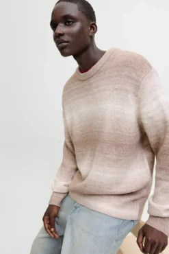 Camisola de malha degradê