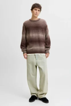 Camisola de malha degradê
