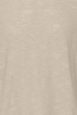 Camisola de malha gola redonda