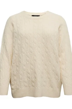 Camisola de malha plus size