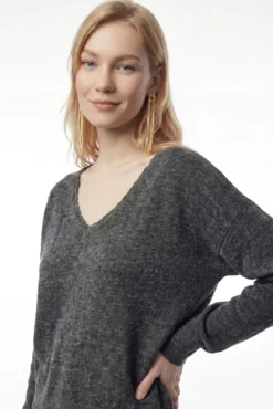 Camisola de malha reversível