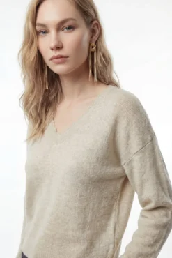 Camisola de malha reversível