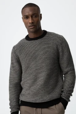 Camisola de malha riscas