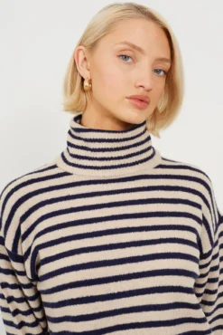 Camisola de malha riscas
