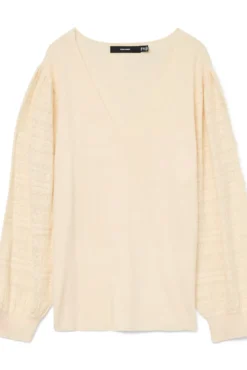 Camisola de renda com malha de manga plus size