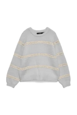 Camisola de riscas malha