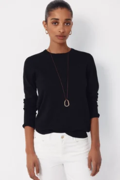 Camisola em malha às riscas