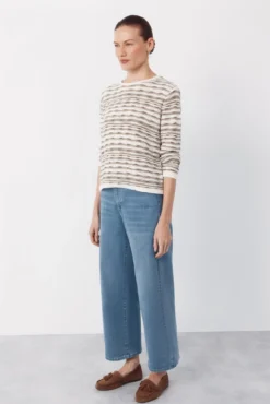 Camisola em malha texturada