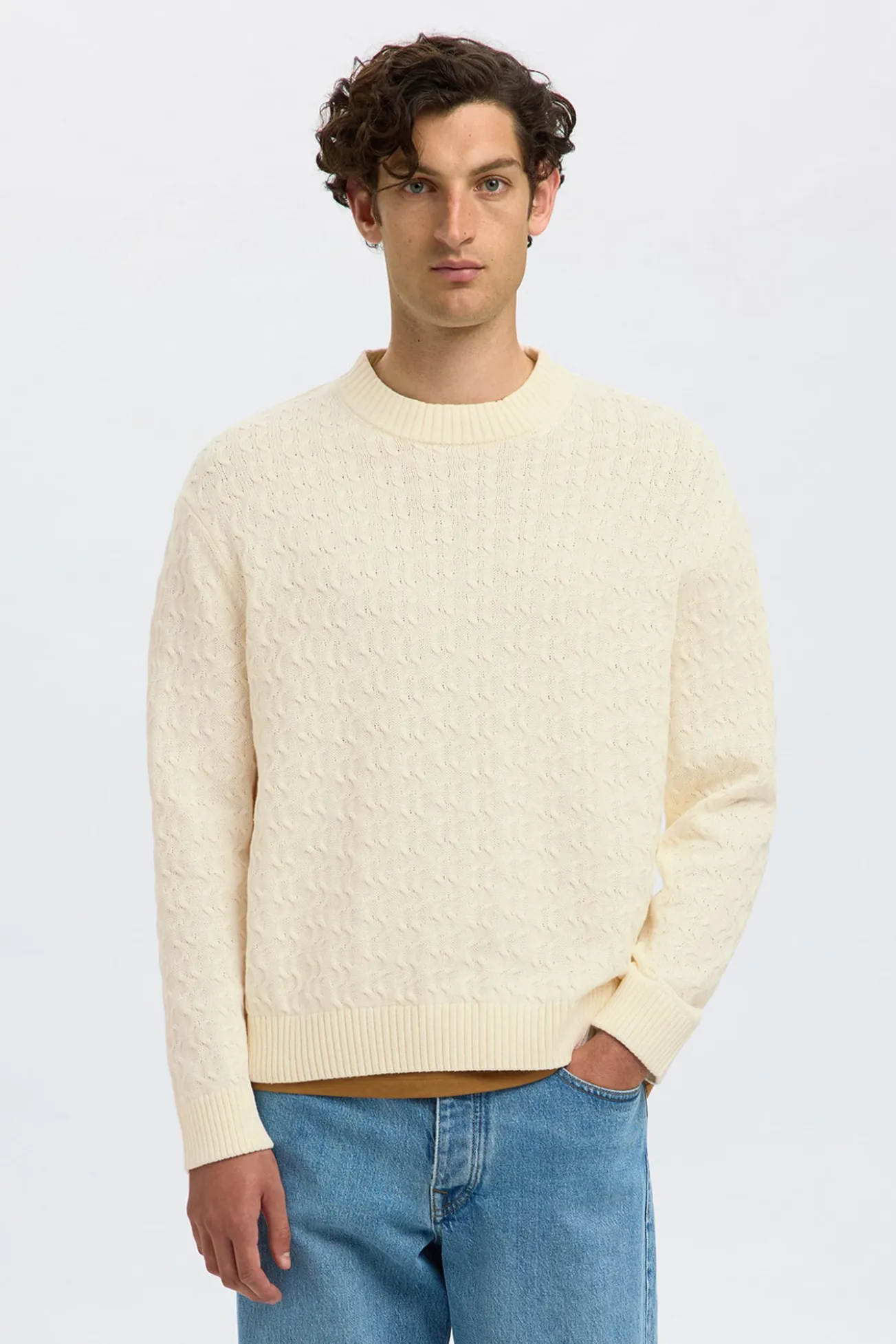 Camisola estruturada 100% algodão orgânico.