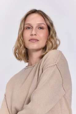Camisola estruturado com ajuste oversized