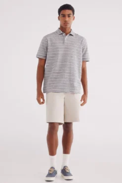 camisola estruturado com microlistras e regular fit