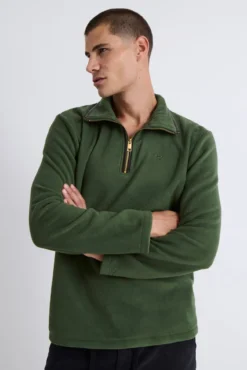 Camisola Fecho-Éclair com polar meia