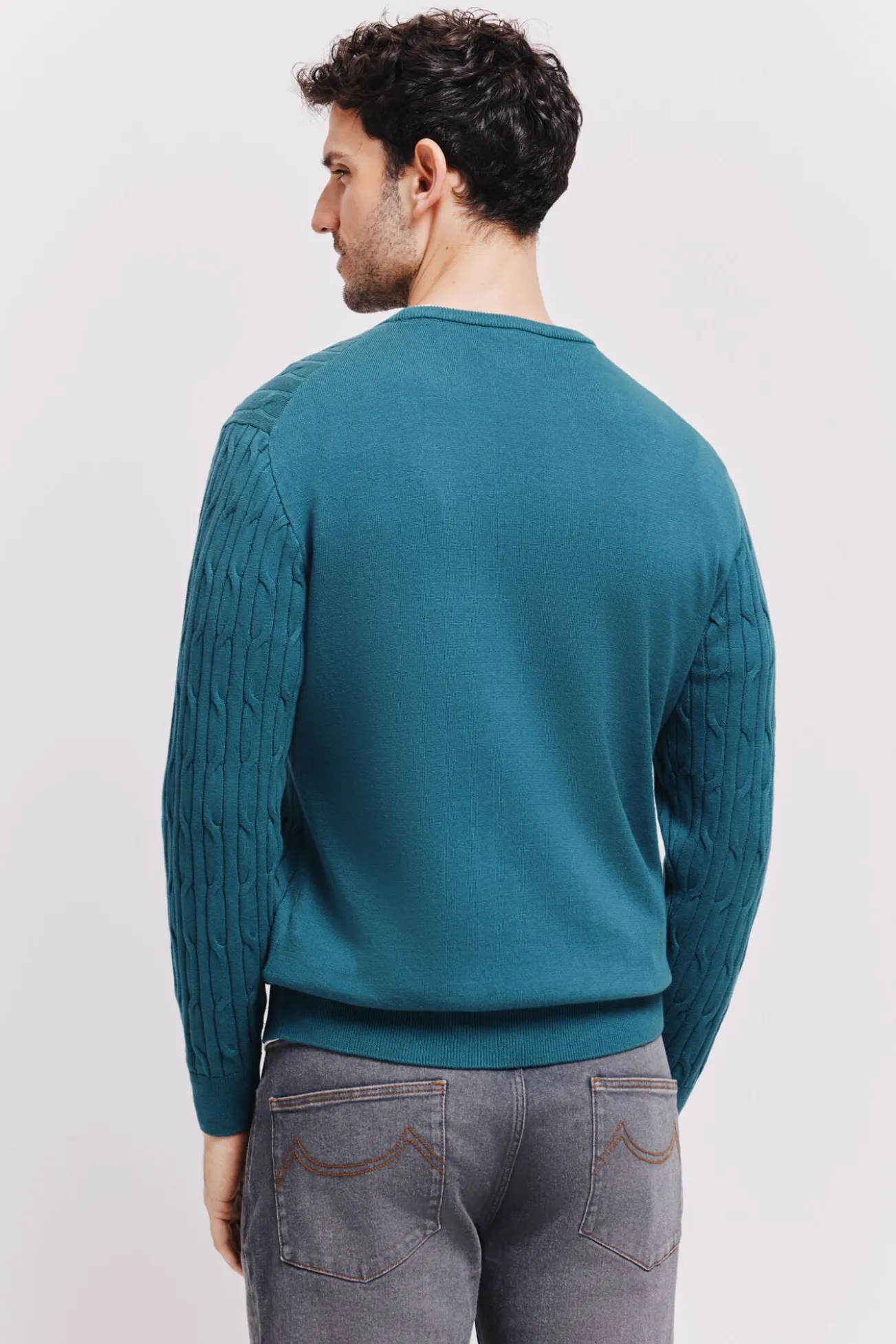 Camisola gola caixa