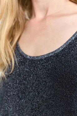 Camisola Gola com fio metálico fino