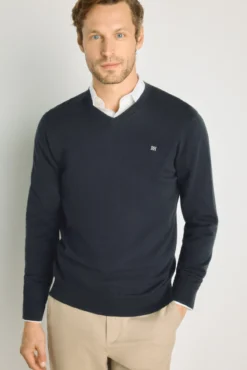 Camisola gola em bico