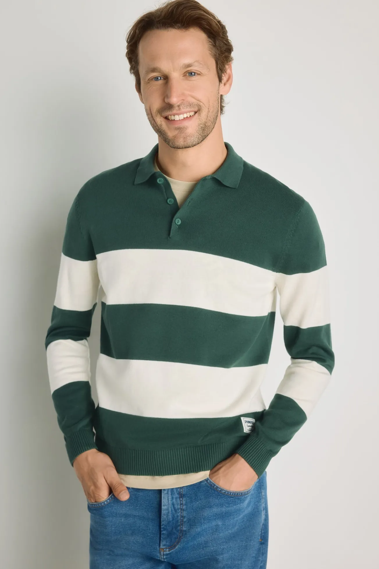 Camisola gola polo