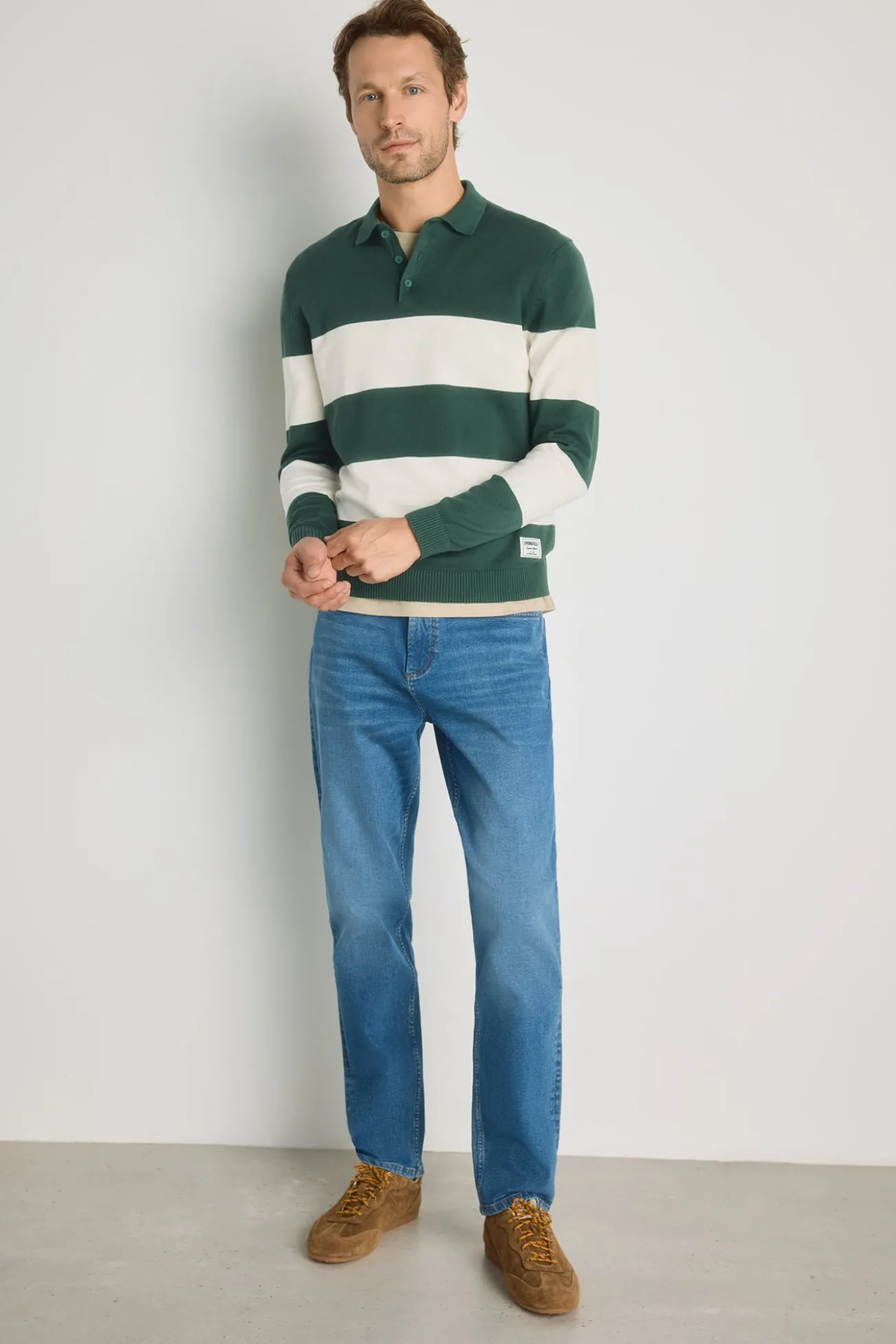 Camisola gola polo