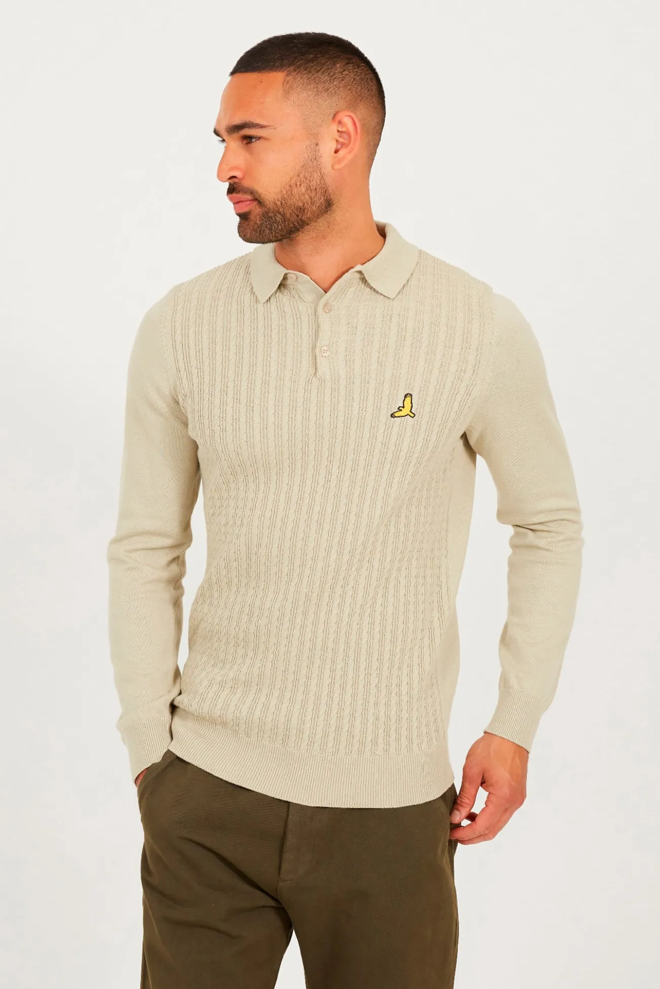 Camisola gola polo
