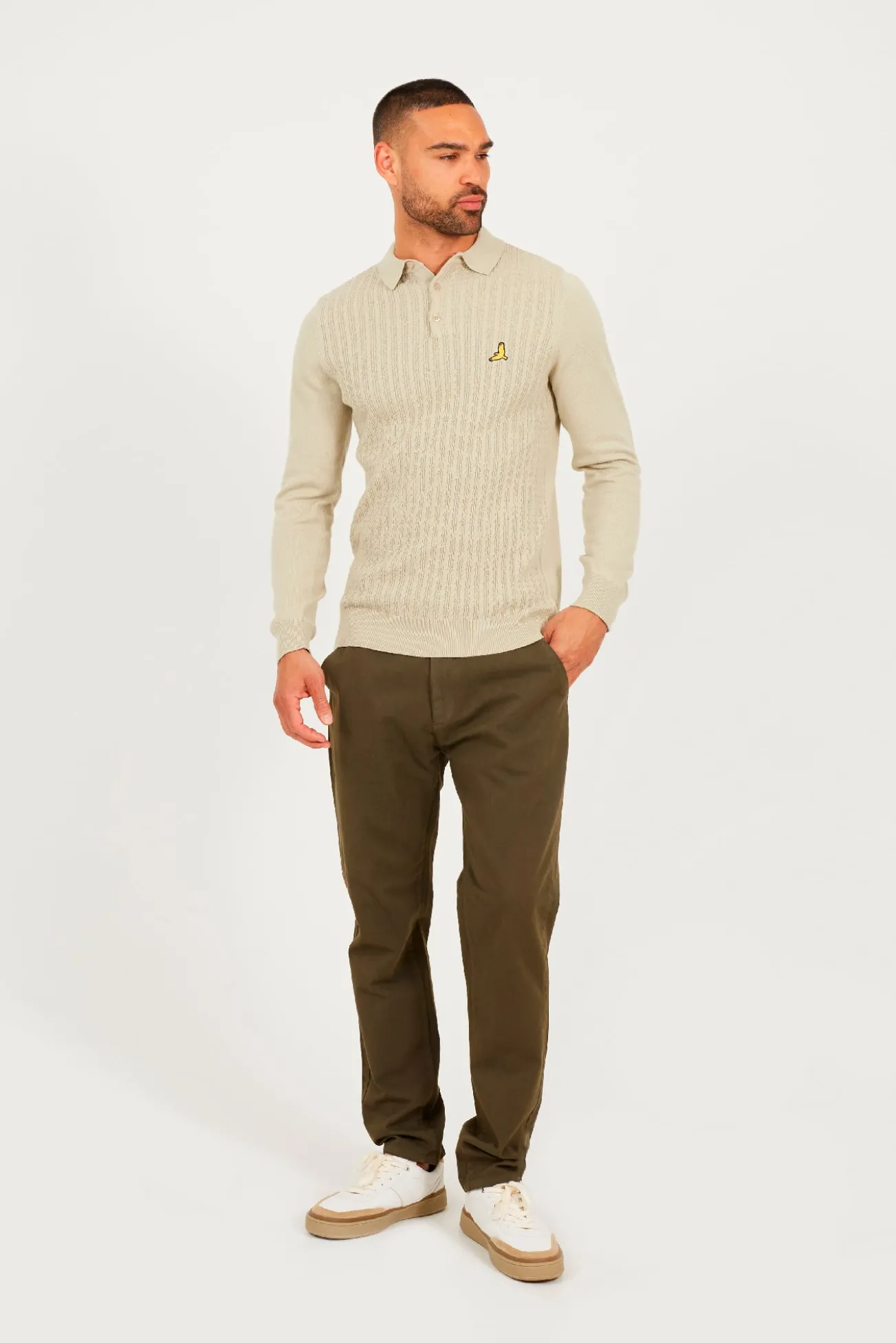 Camisola gola polo