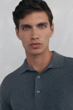 Camisola gola polo
