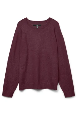 Camisola grande de gola redonda
